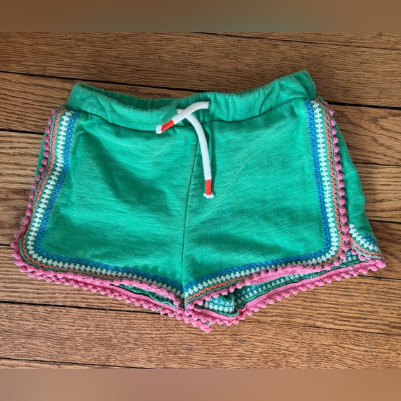 Mini Boden Green Cotton Shorts- Size 5 - Picture 1 of 4